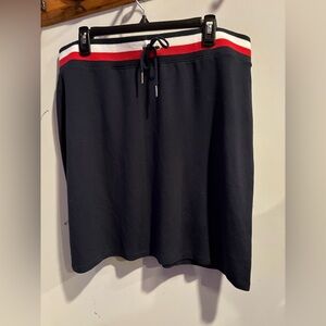 Tommy Hilfiger Navy Blue Knee-Length Skirt